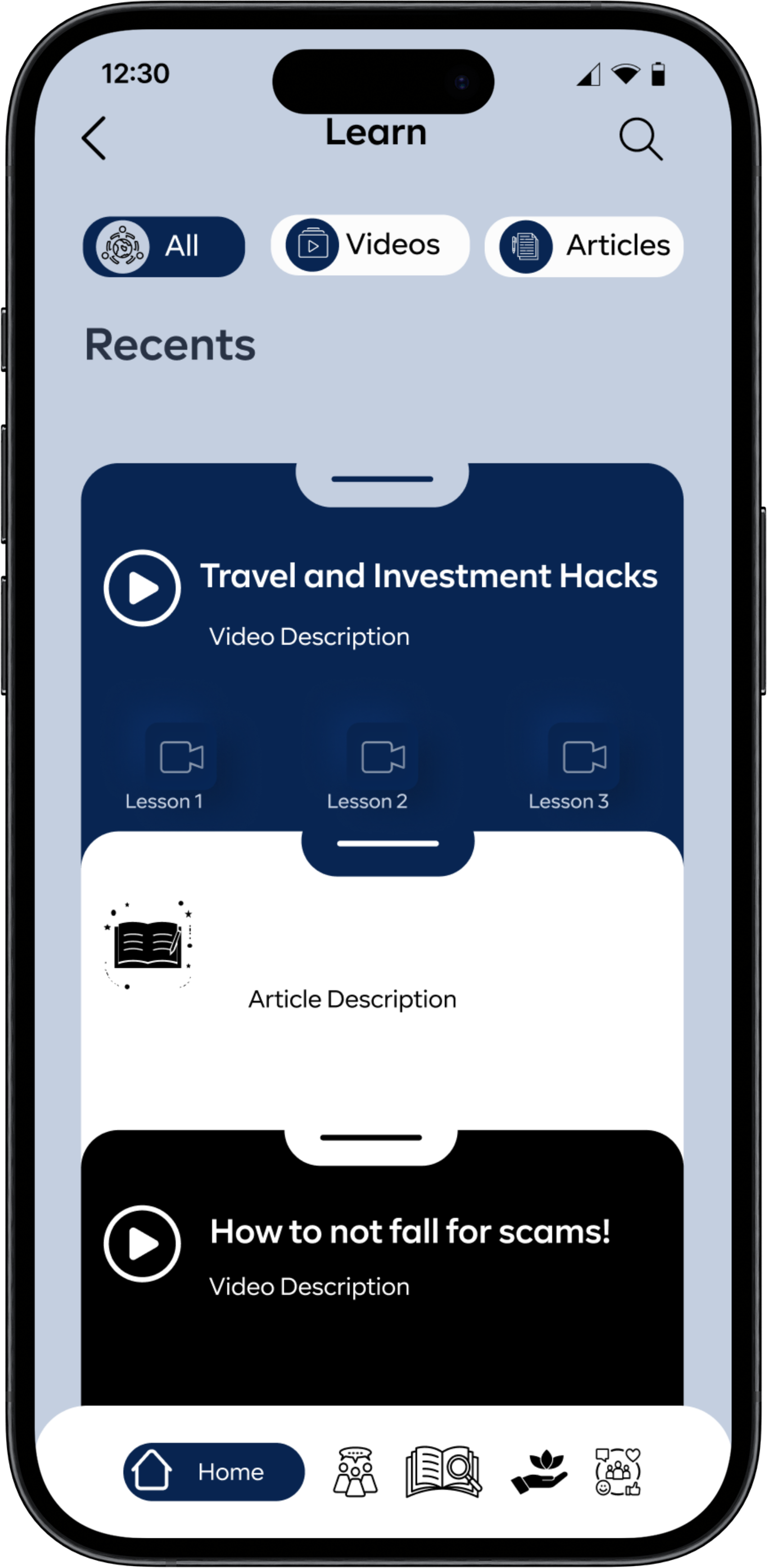 Simple and Fun Lessons: We break down complex financial information into manageable, game-like elements.