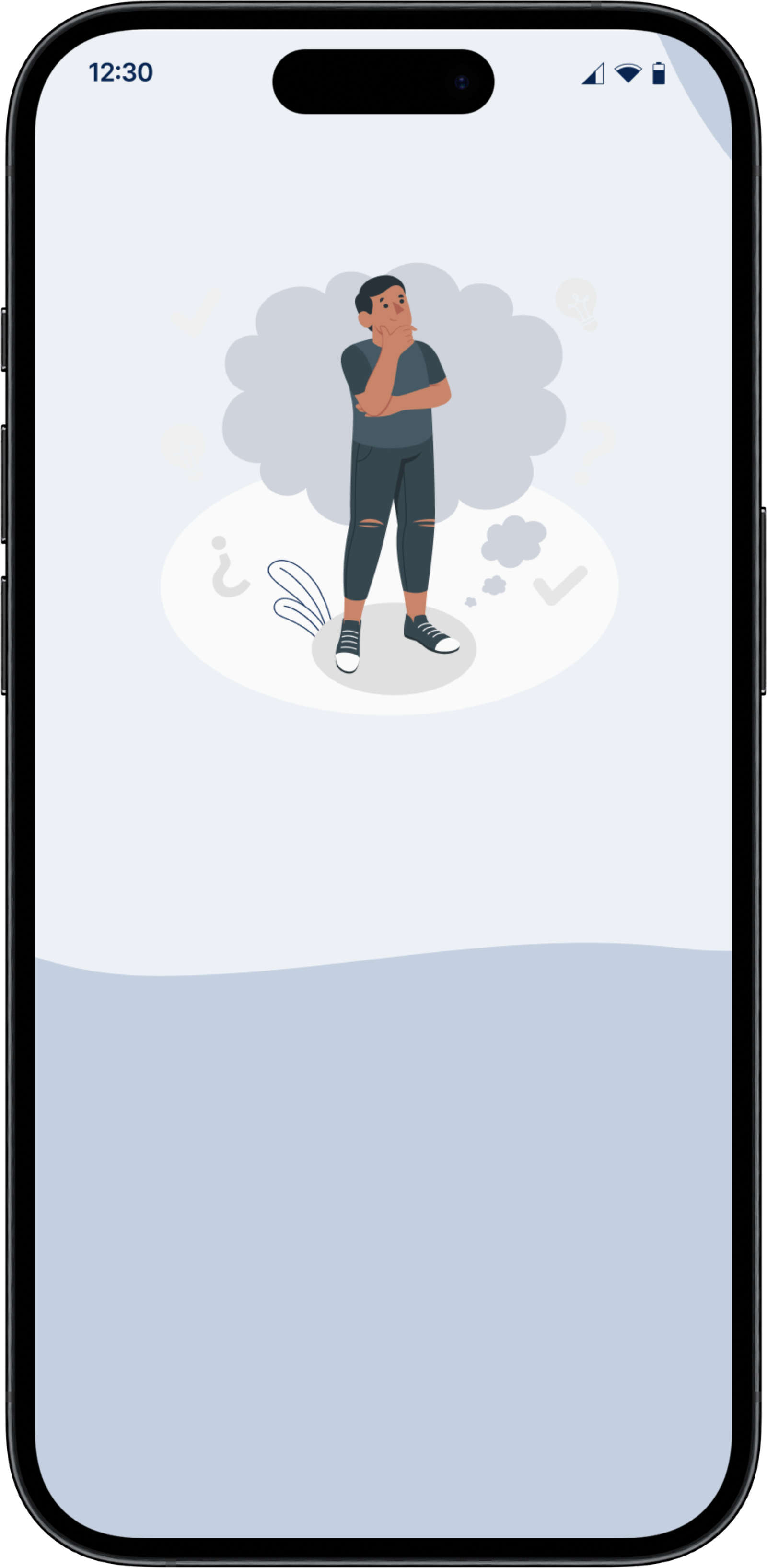 Happiness test: A unique entry point into the RiskRift app that helps us get to understand our users more